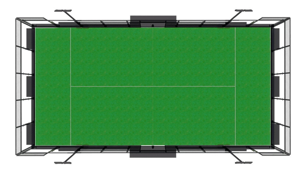 EDGE Double Padel Court fundamentfrei EDGE Double Padel Court fundamentfrei