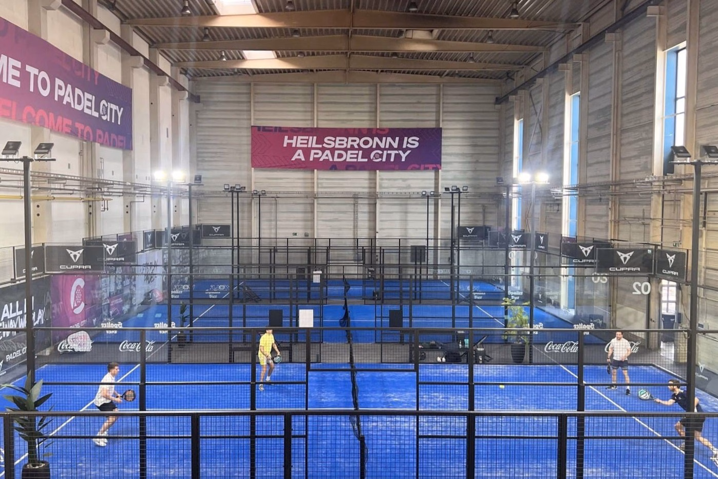 Padel Halle nachher