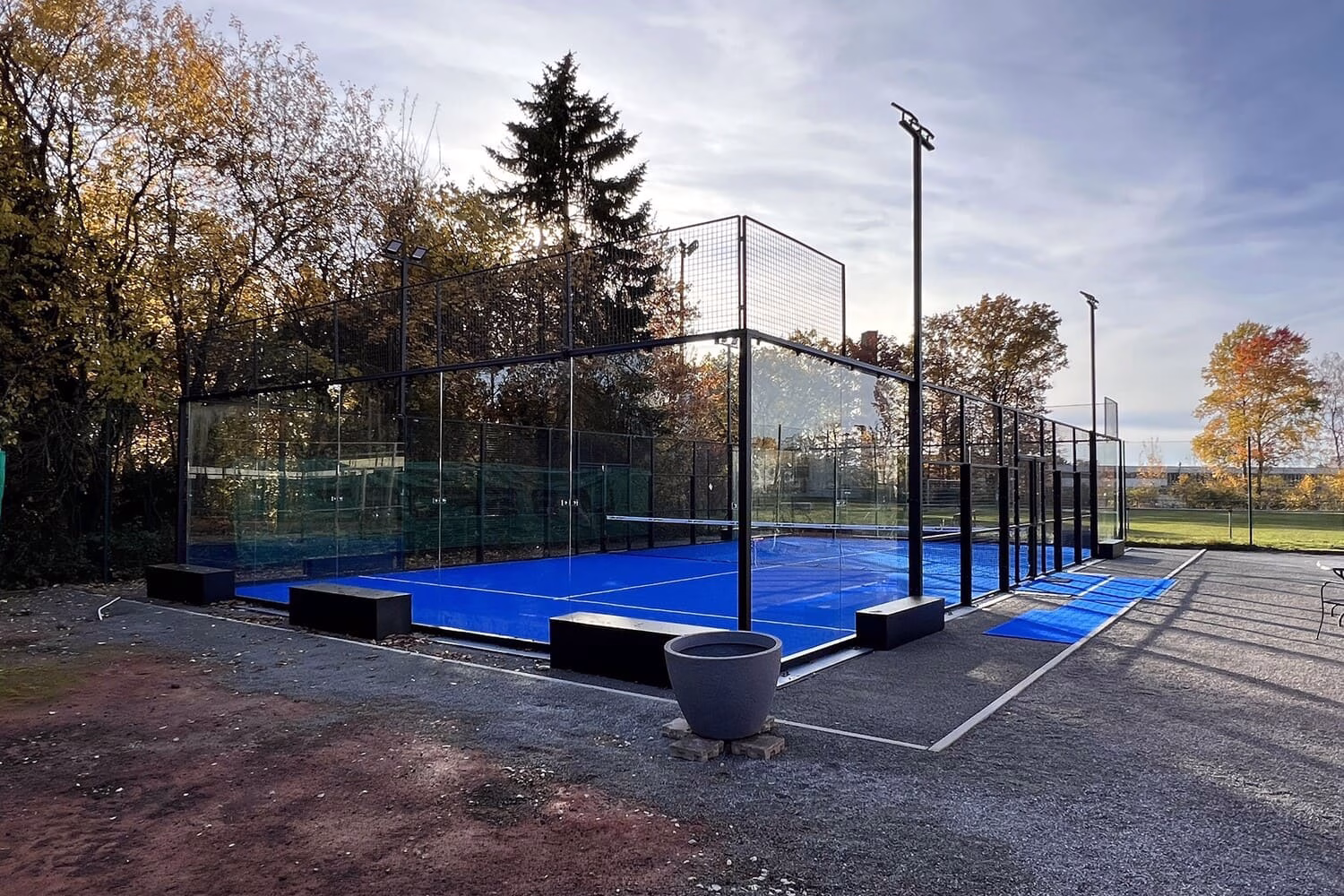 Padelplatz Outdoor Nachher