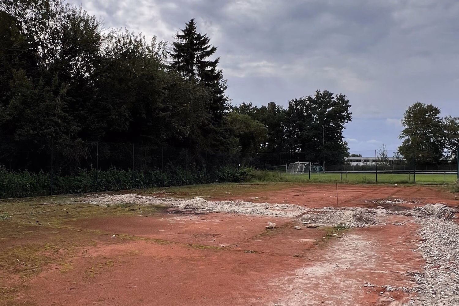 Padelplatz Outdoor Vorher